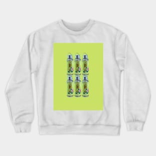 Vintage Thermos Lime Green - Retro Hong Kong Crewneck Sweatshirt